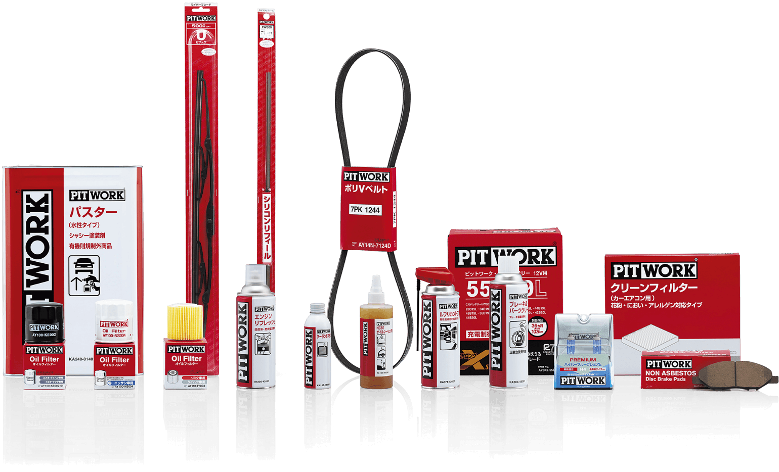 PITWORKブランド取扱商品